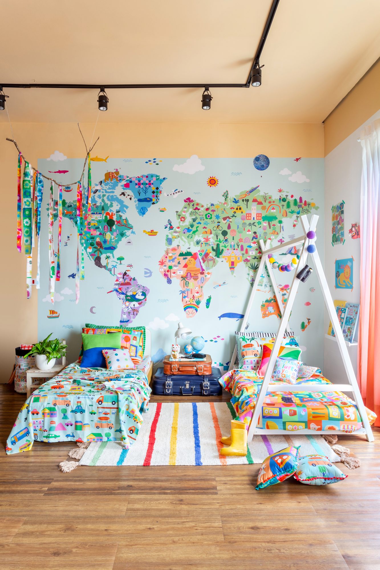 Mooui Viagens Quarto Infantil Decoração Criança